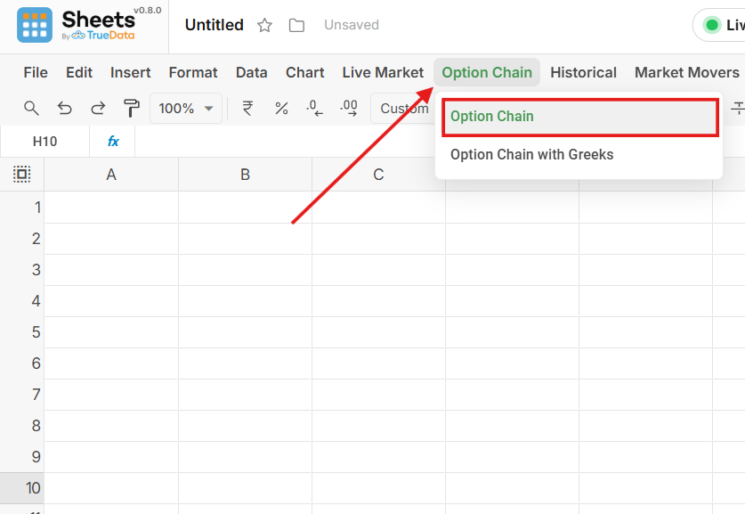 Option Chain Panel